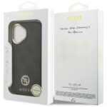 Case Guess 4G Strass Logo MagSafe for iPhone 17 black - imagine 8