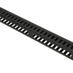 Extralink | Cable organizer | 1U with metal cover