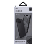 UNIQ Lino Hue Case iPhone 12 Pro Max 6,7" ink black Antimicrobial - imagine 7