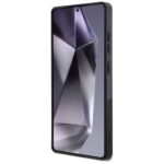 Case Guess 4G Background Gold Electroplated Peony Pattern MagSafe for Samsung Galaxy S25 Utra black - imagine 5