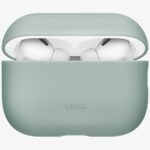 Case UNIQ Lino for AirPods Pro 3 gen      Silicone green - imagine 3