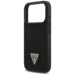 Case Guess Rhinestone Triangle Logo for iPhone 17 Pro black - imagine 6