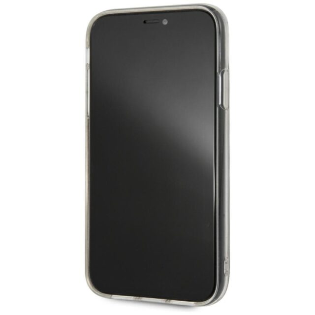 Karl Lagerfeld KLHCI61KSICGO iPhone Xr gold hard case Iconic Liquid Glitter - imagine 6