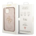 Guess GUHCP15S4GMGPI iPhone 15 / 14 / 13 6.1" pink hardcase 4G Big Metal Logo - imagine 8