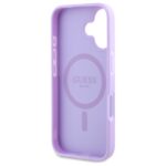 Guess GUHMP16MPSAPSMEU iPhone 16 Plus 6.7" purple hardcase Saffiano Peony Classic Logo - imagine 7