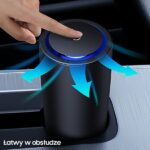 USAMS Portable Air Ionizer black ZB181JHQ01 (US-ZB181) anion PM2.5 ionizer - imagine 7