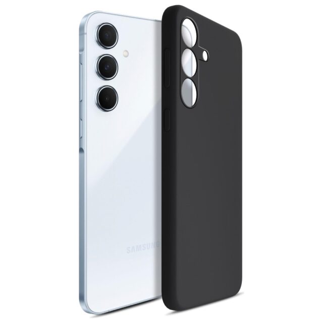 3MK Silicone Case for Samsung Galaxy A55 5G Black - imagine 4