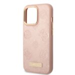 Guess GUHMP13LSAPSTP iPhone 13 Pro / 13 6,1" pink hardcase Peony Logo Plate MagSafe - imagine 6