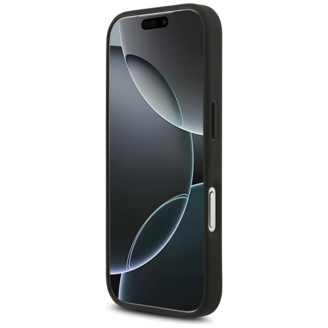 Case Guess 4G Circle Classic Logo MagSafe for iPhone 17 Pro black - imagine 5