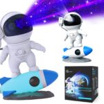 Night Light, Projector, Glowing Rocket Extralink Home Star Projector with Rocket and Slides, for Kids, Astronaut