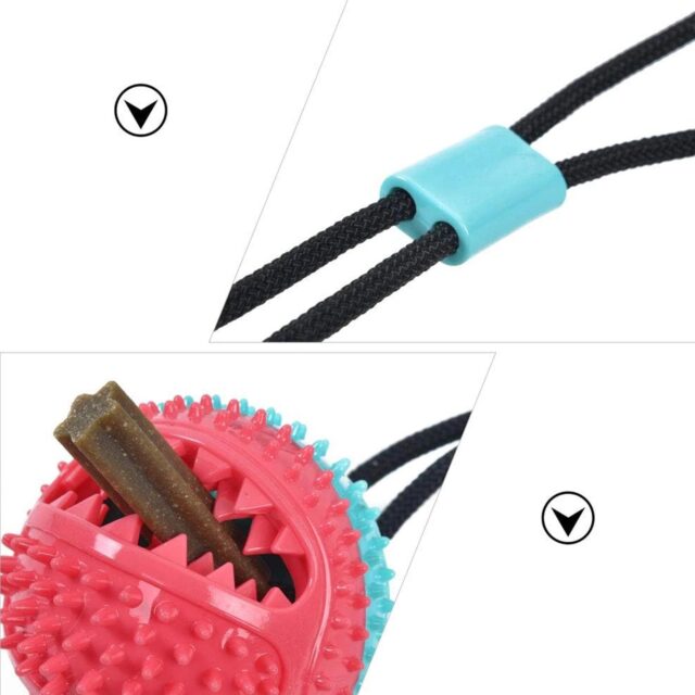 Extralink Pets Interactive Dog Toy with Suction Cup - Treat Dispenser Chew Toy Pet-842 - imagine 3