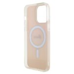 Guess GUHMP15XHITSP iPhone 15 Pro Max 6.7" pink hardcase IML Iridescent MagSafe - imagine 7