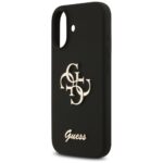 Guess Silicone Big 4G Script case for iPhone 17 black - imagine 6