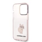 Karl Lagerfeld KLHCP14LHNCHTCP iPhone 14 Pro 6,1" pink hardcase Ikonik Choupette - imagine 7