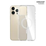 PanzerGlass HardCase iPhone 14 Pro Max6,7" MagSafe Antibacterial Military grade transparent 0412 - imagine 2