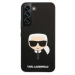 Karl Lagerfeld KLHCS22SSLKHBK S22 S901 black hardcase Silicone Karl`s Head - imagine 3