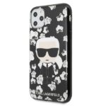 Karl Lagerfeld KLHCN58FLFBBK iPhone 11 Pro black Flower Ikonik Karl - imagine 2