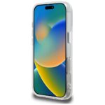 Case Karl Lagerfeld IML Aquarelle Karl   & Choupette & Logo for iPhone 16 Pro Max white - imagine 5