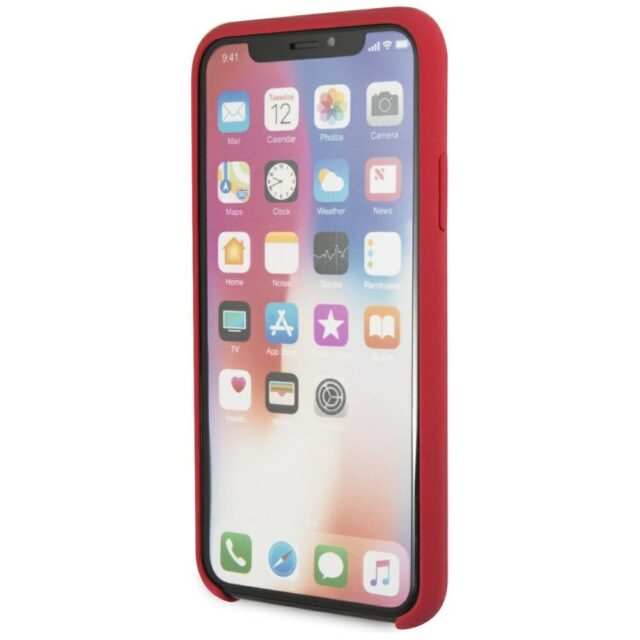 Guess GUHCPXLSGLRE iPhone X/Xs red hard case Silicone - imagine 5