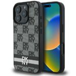 DKNY DKHCP16XPCPTSSK iPhone 16 Pro Max 6,9" black hardcase Checkered Pattern & Printed Stripes