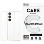 Etui CARE by PanzerGlass Flagship Urban   Combat do Samsung Galaxy S25 FE przezroczysty
