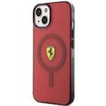 Ferrari FEHMP14SURKR iPhone 14 / 15 / 13 6.1" red hardcase Translucent Magsafe - imagine 2