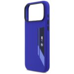 BMW M Silicon Vertical Logo MagSafe Case for iPhone 17 Pro Max Navy Blue - imagine 6