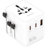 Travel adapter 4smarts Nomad GaN 20W 2C+1A white - imagine 2