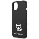 Karl Lagerfeld KLHCP14SSLCTBK iPhone 14/ 15 / 13 6,1" hardcase black Silicone Choupette Body - imagine 6