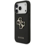 Guess Grained Big 4G & Classic Logo case for iPhone 17 Pro black - imagine 2