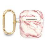 Guess GUA2HCHMAP AirPods cover pink Marble Strap Collection - imagine 2