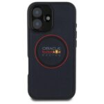 Red Bull RBHMP16M24PUILVR iPhone 16 Plus 6.7" hardcase navy Leather Red Ring MagSafe - imagine 3