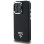 Guess GUHMP16LPGTSPSK iPhone 16 Pro 6.3" black hardcase Grained Triangle MagSafe - imagine 2