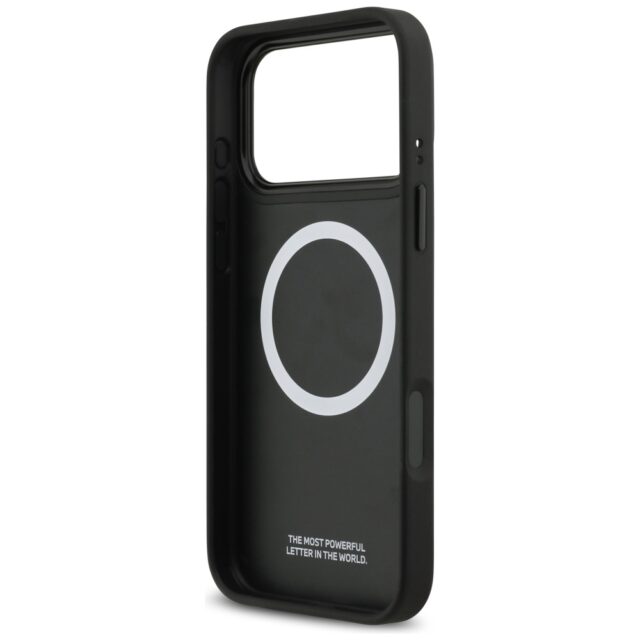 Case BMW M Quilted Logo MagSafe for  iPhone 17 Pro Max anthracite - imagine 7