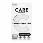 CARE by PanzerGlass Urban Combat Case for iPhone 15 Pro Max 6.7" transparent 1424 - imagine 4