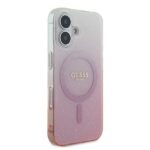 Guess GUHMP16SHGRCELP iPhone 16 6.1" pink hardcase IML Glitter Gradient MagSafe - imagine 4