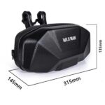 WILDMAN X9 Bike Frame Bag Bike Holder Black - imagine 4
