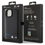 BMW BMHCP15S22NBCK iPhone 15 / 14 / 13 6.1" black Leather Carbon - imagine 8