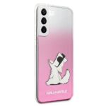 Karl Lagerfeld KLHCS22SCFNRCPI S22 S901 hardcase pink Choupette Eat - imagine 4