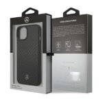 Mercedes MEHCP15SRCABK iPhone 15 / 14 / 13 6.1" Black Hardcase Carbon Fiber Dynamic - imagine 8