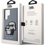 Karl Lagerfeld KLHCS23LSANKCPG S23 UltraS918 hardcase grey Saffiano Karl & Choupette - imagine 8