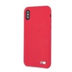 BMW BMHCPXMSILRE iPhone X/Xs hardcase case  red Silicone M Collection - imagine 2