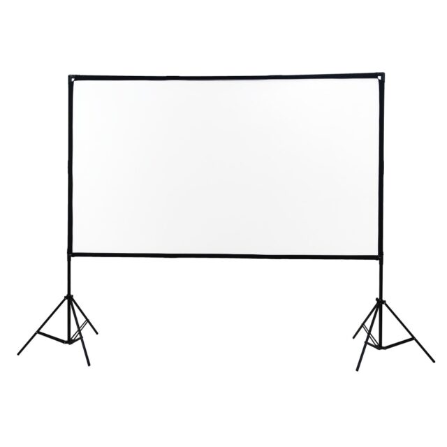 Extralink Foldable Projection Screen 84" PSF-84 | Foldable projection screen | 16:9, 186x105cm, white - imagine 3
