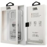Karl Lagerfeld KLHCP12SGLIKSL iPhone 12 mini 5,4" silver hardcase Ikonik Liquid Glitter - imagine 6