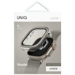 Case UNIQ Voute for Apple Watch Ultra 49mm tempered glass silver - imagine 5