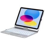 Case Flexbook Touch Typecase with keyboard for iPad 11" (A16) 2025 / iPad 10.9" 2022 silver - imagine 6