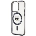 Karl Lagerfeld KLHMP15XHKHNOTK iPhone 15 Pro Max 6.7" transparent hardcase IML Karl`s Head MagSafe - imagine 6
