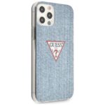 Guess GUHCP12MPCUJULLB iPhone 12/12 Pro 6,1" light blue hardcase Jeans Collection - imagine 4