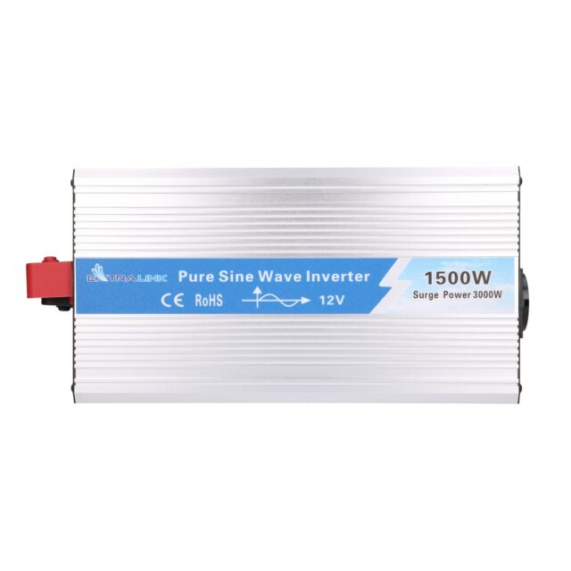 Extralink OPIP-1500W | Voltage converter | 12V, 1500W pure sine - imagine 7