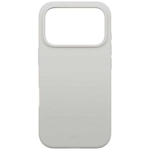UNIQ Lino Case for iPhone 17 Pro Magclick Charging Light Gray - imagine 3
